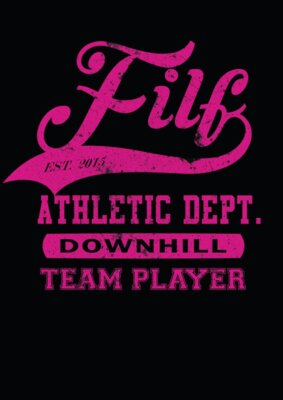 Pink Athletic black background